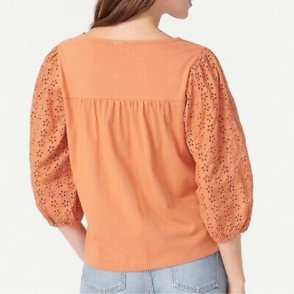 Sold NWT J CREW blouse eyelet - Picture 3 of 6